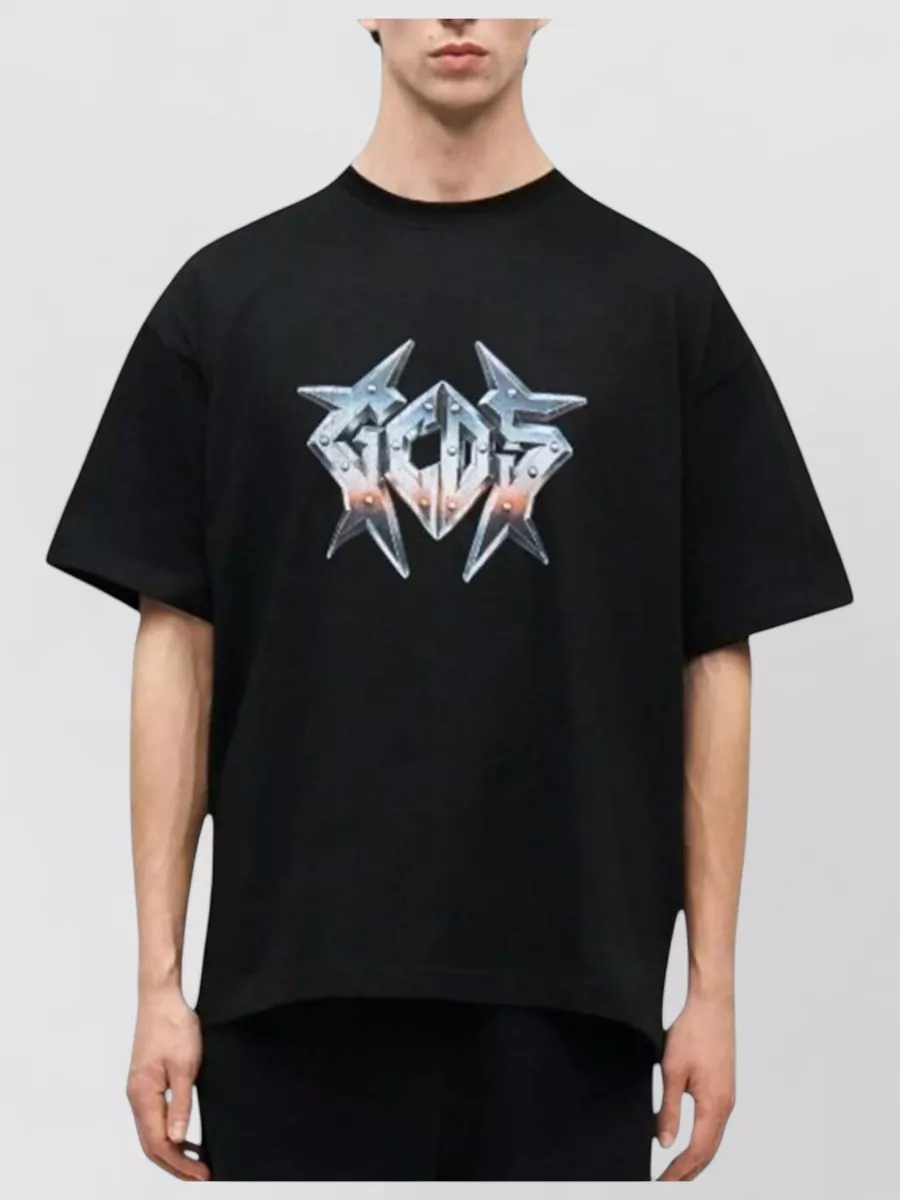 GCDS cotton graphic print short-sleeve t-shirt