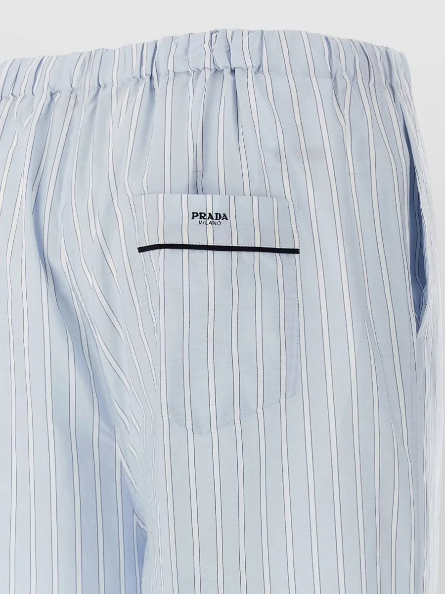 Prada Striped Straight-Leg Pyjama Bottoms