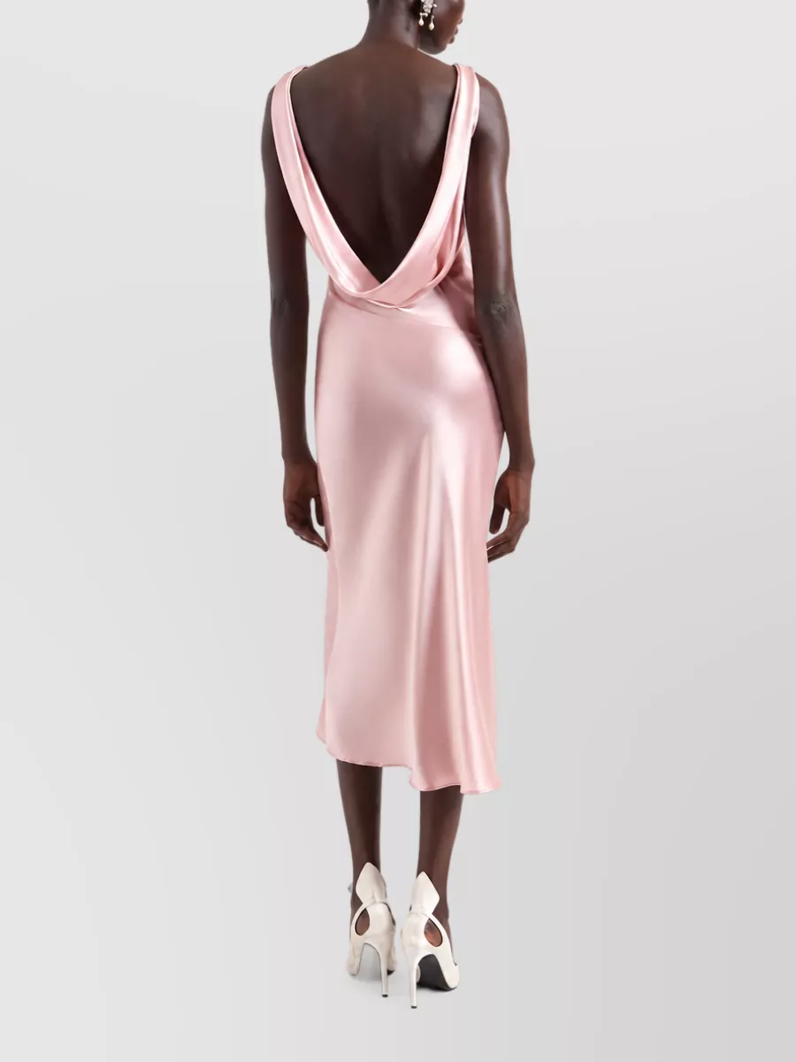 Nina Ricci Silk Knee-Length Midi Dress