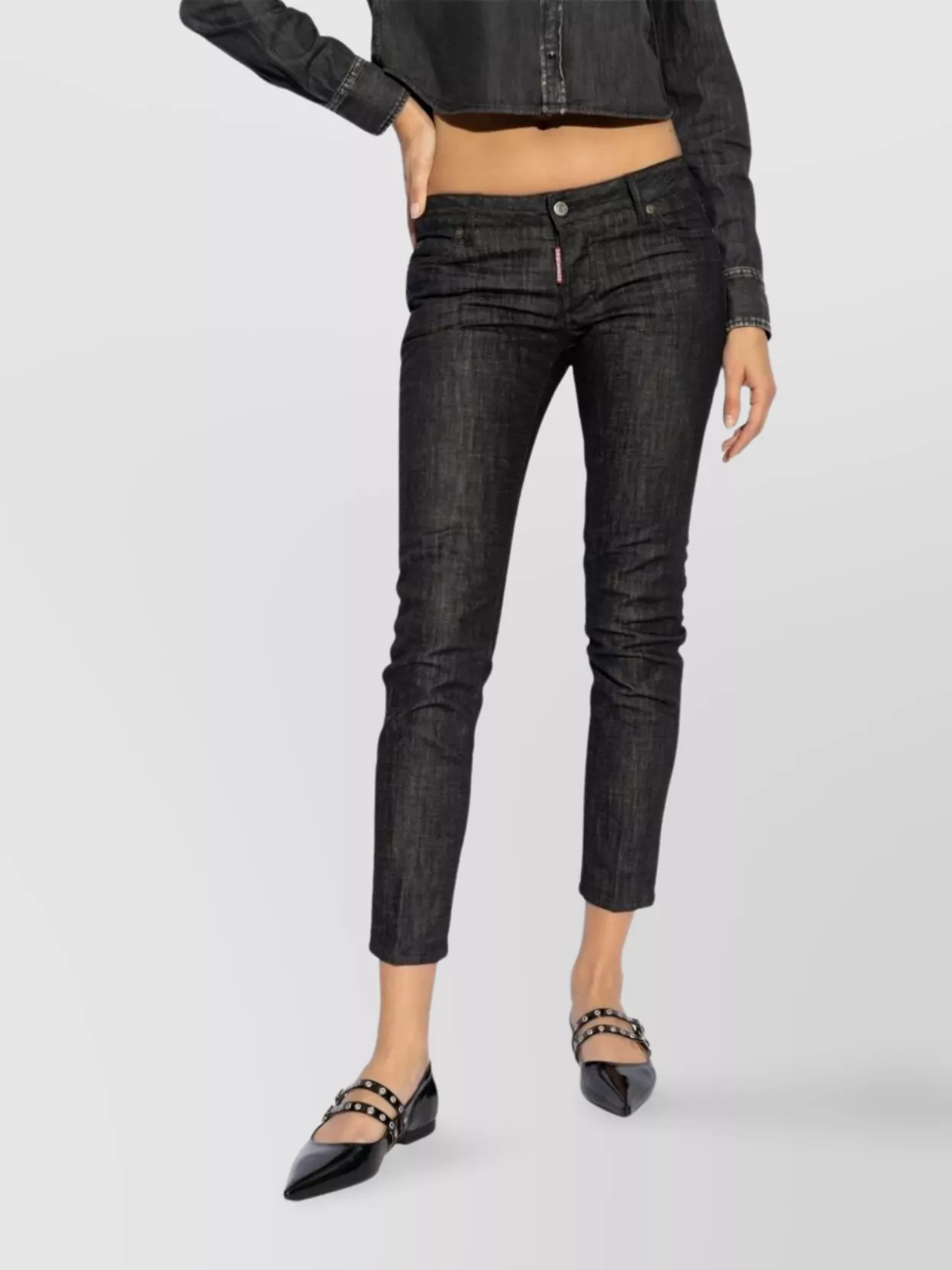 Dsquared2 Slim Fit Cropped Trousers