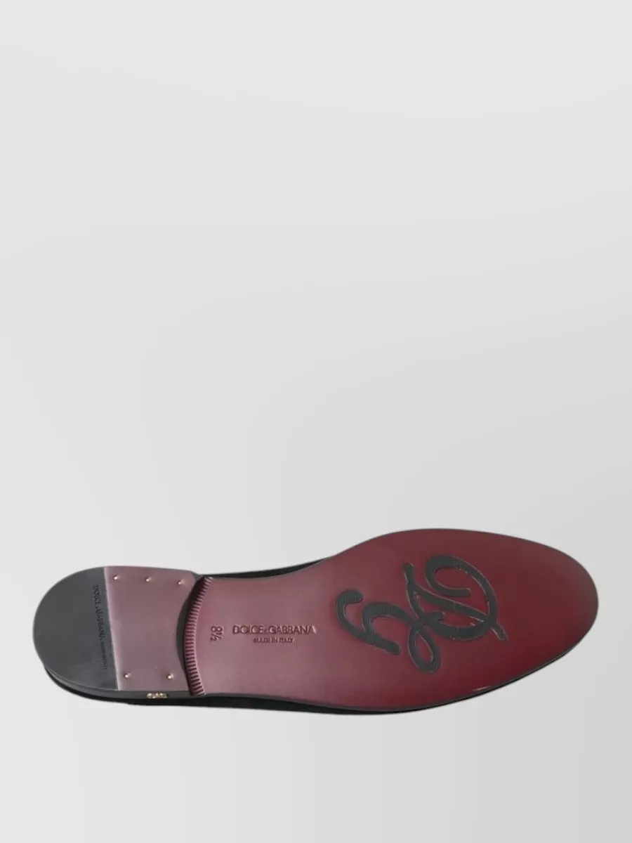 Dolce&Gabbana Suede Leather Slippers