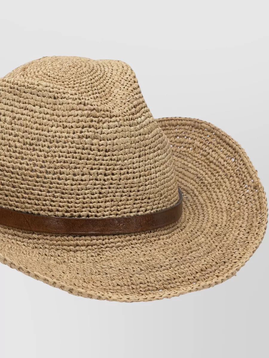 Ibeliv Raffia Wide-Brim Sun Hat