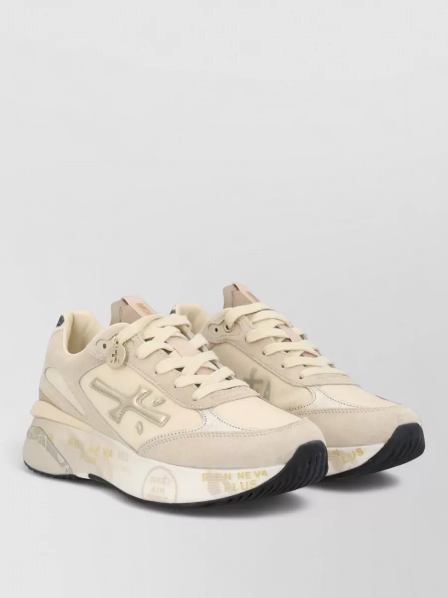Premiata Leather Low-Top Sneakers