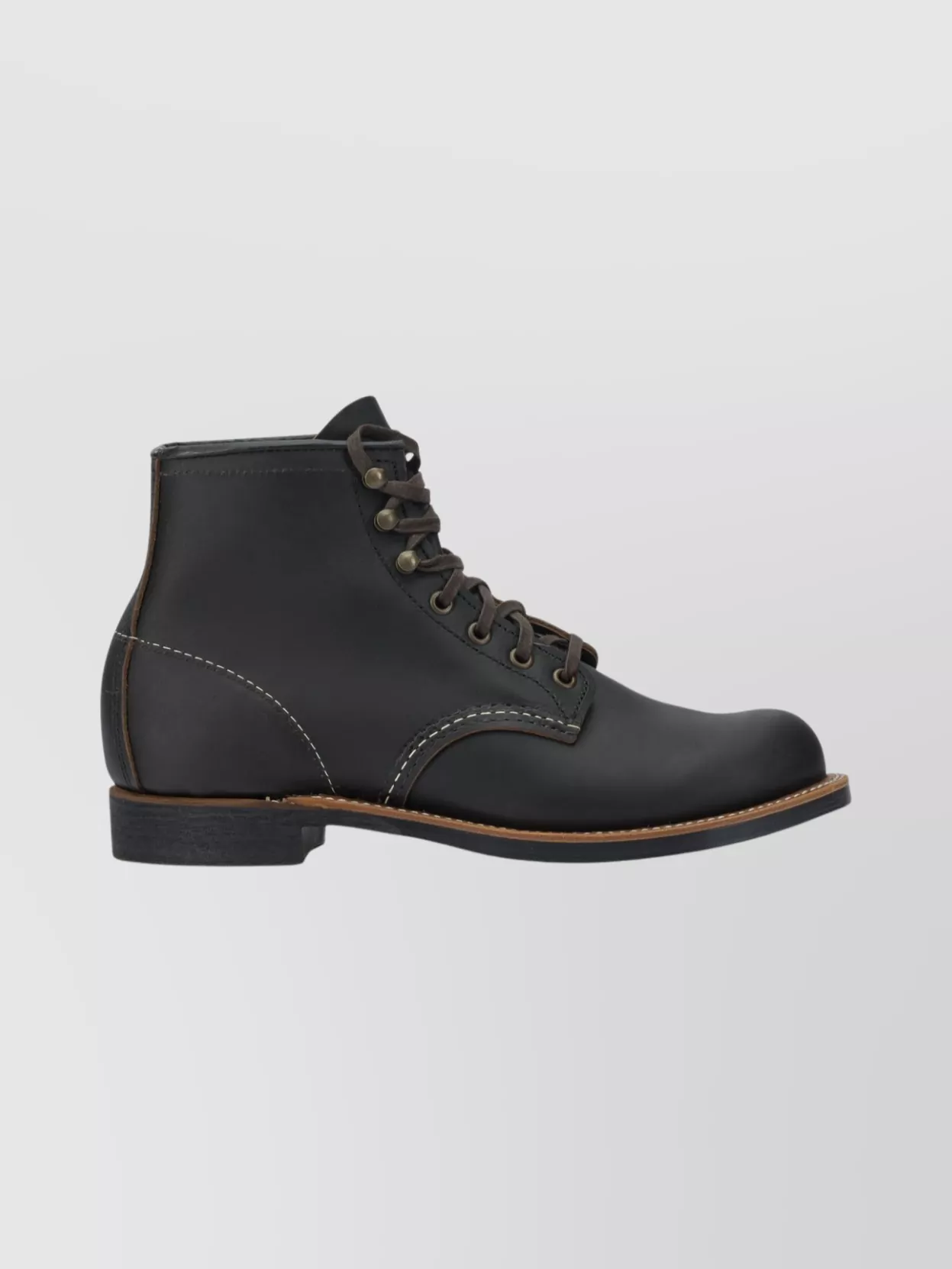 Red Wing Shoes Lace-Up Ankle Boots Round Toe