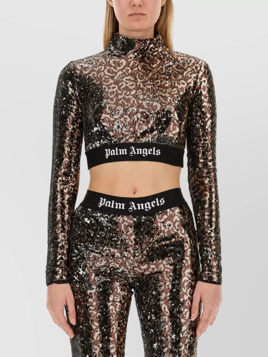 Palm Angels Sequined Bodysuit