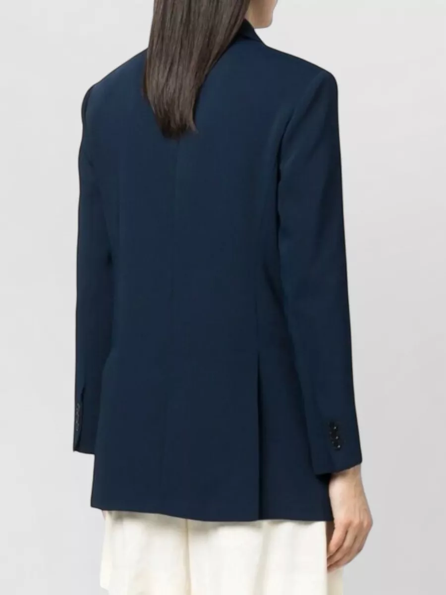 P.a.r.o.s.h Double-breasted Jacket Buttoned Cuffs In Blue