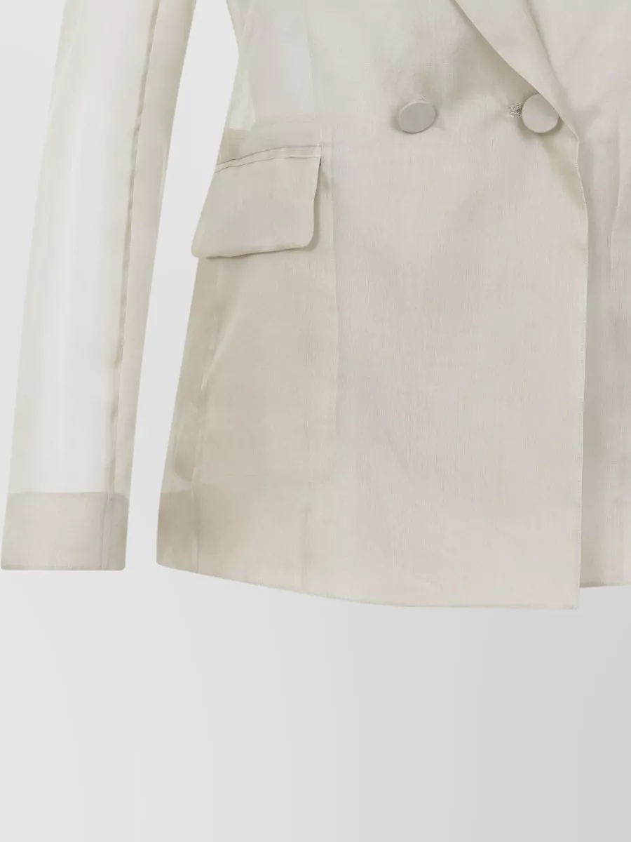 Max Mara Silk Double-Breasted Blazer