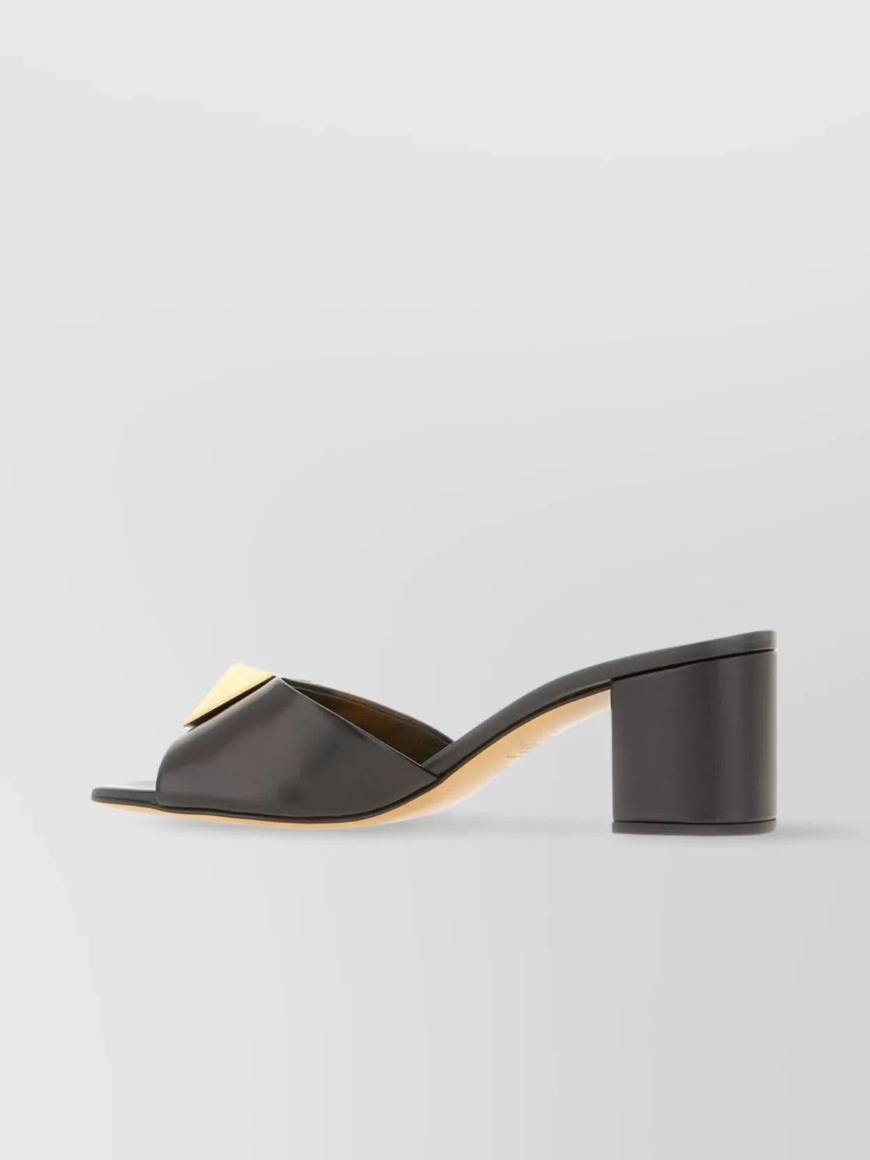 Valentino One Stud 60 Leather Sandal