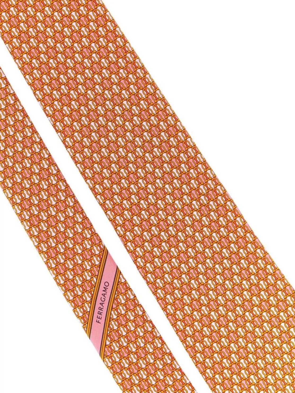 Ferragamo Polka Dot Print Tie With All-Over Pattern