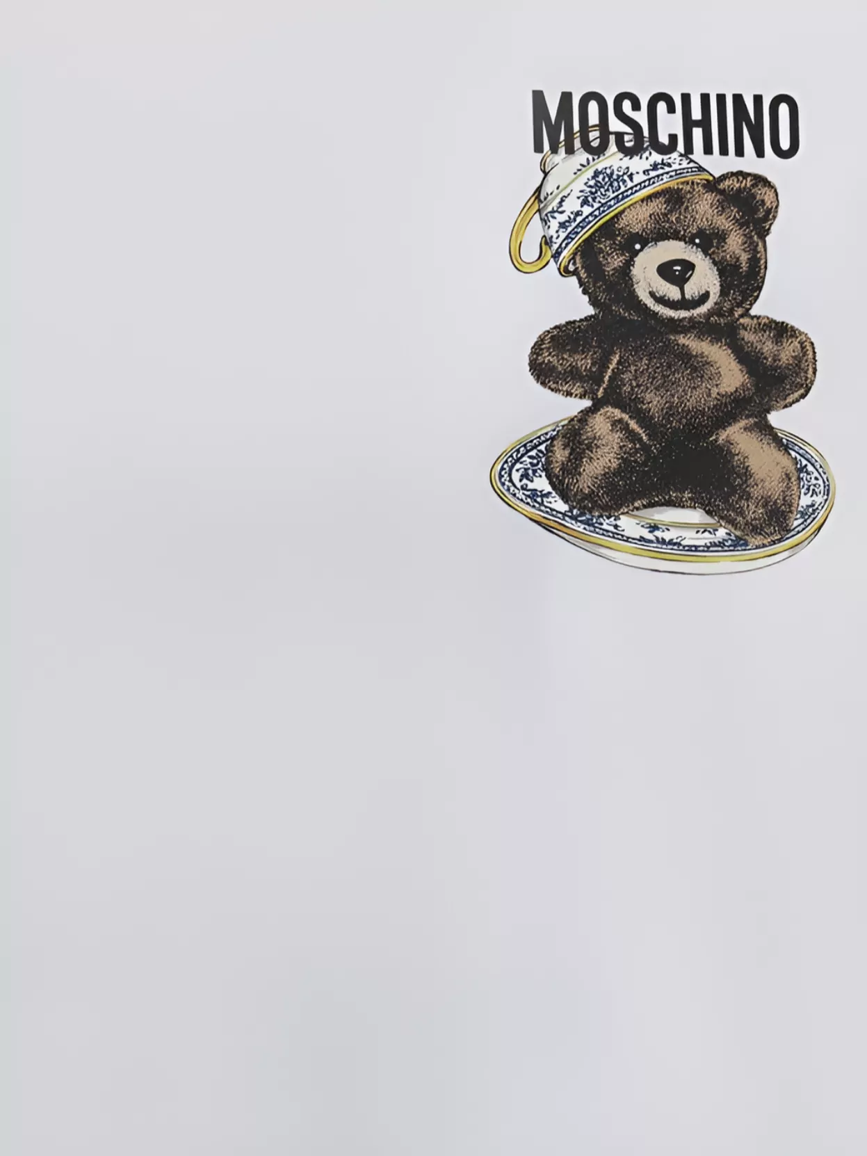 Moschino Bold Bear Graphic Print T-Shirt