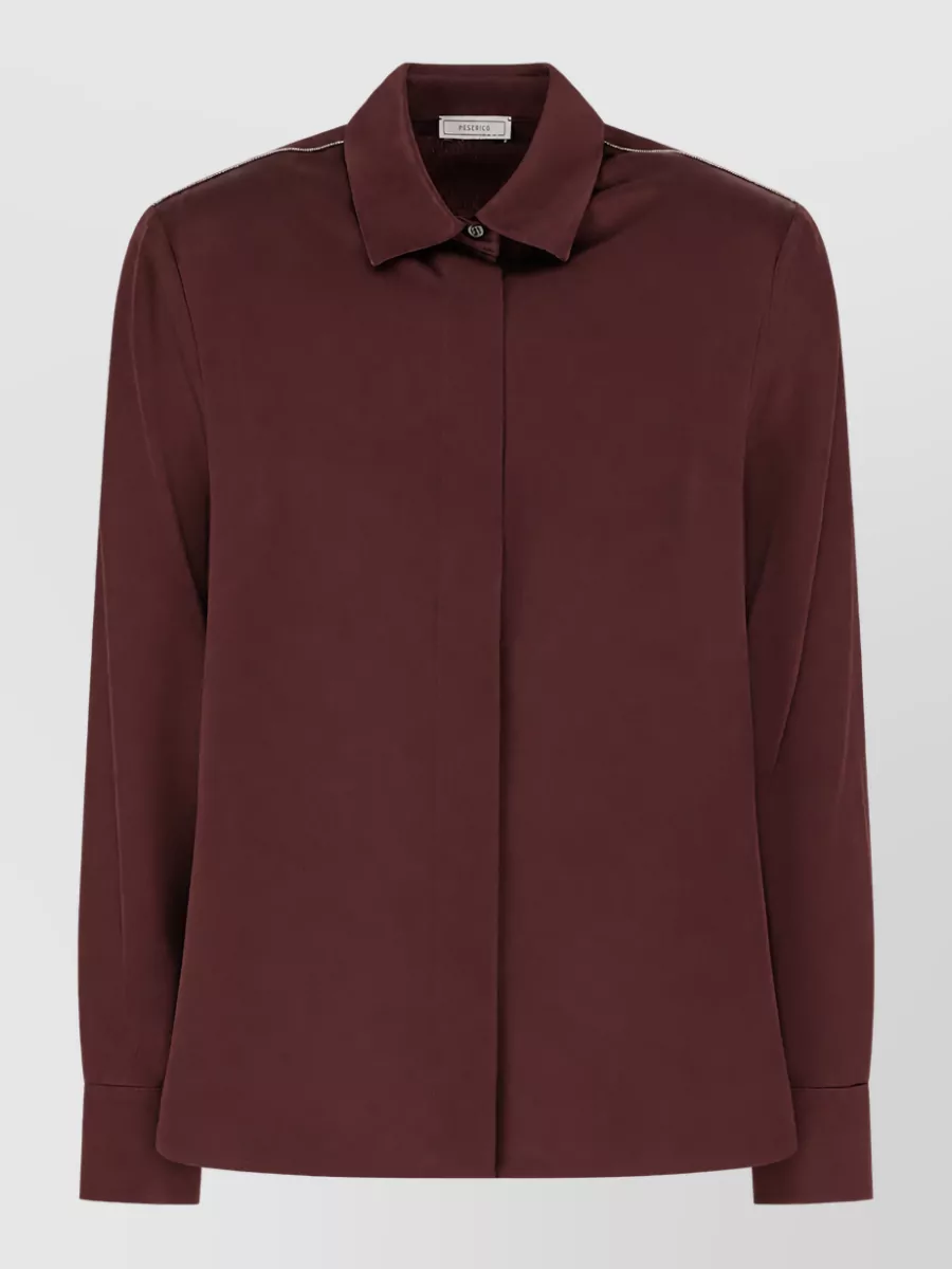 Peserico acetate blend shirt