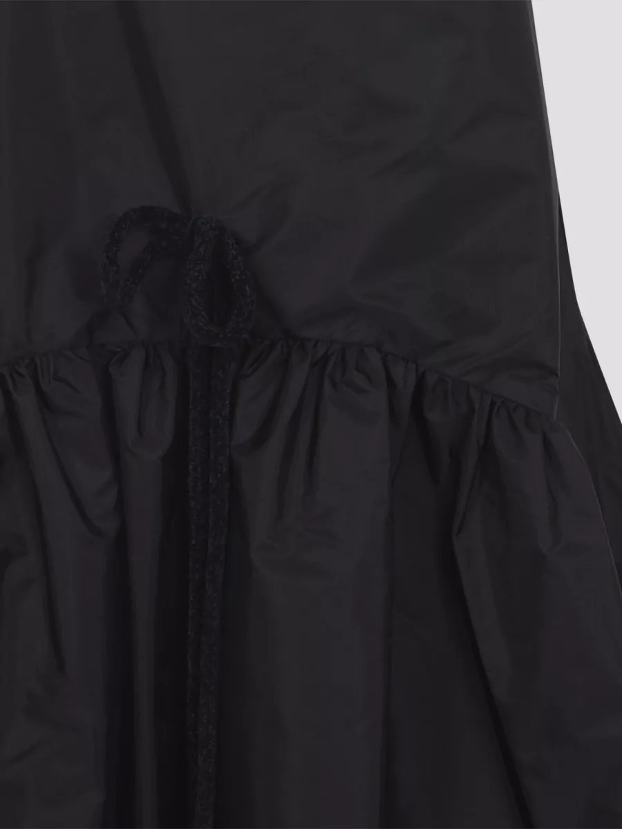 Simone Rocha Peplum Mini Dress Ruffled Hem Scoop Neckline