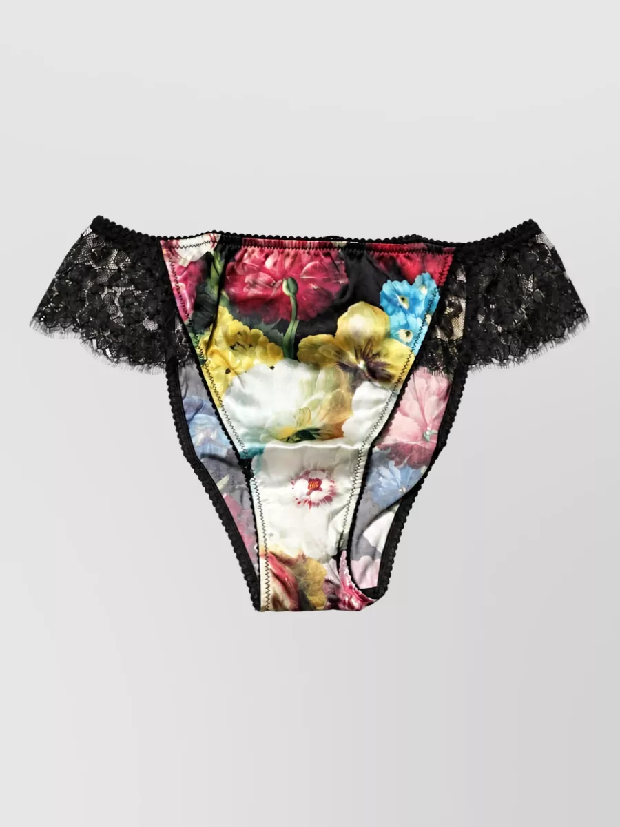 Dolce&Gabbana floral lace brief