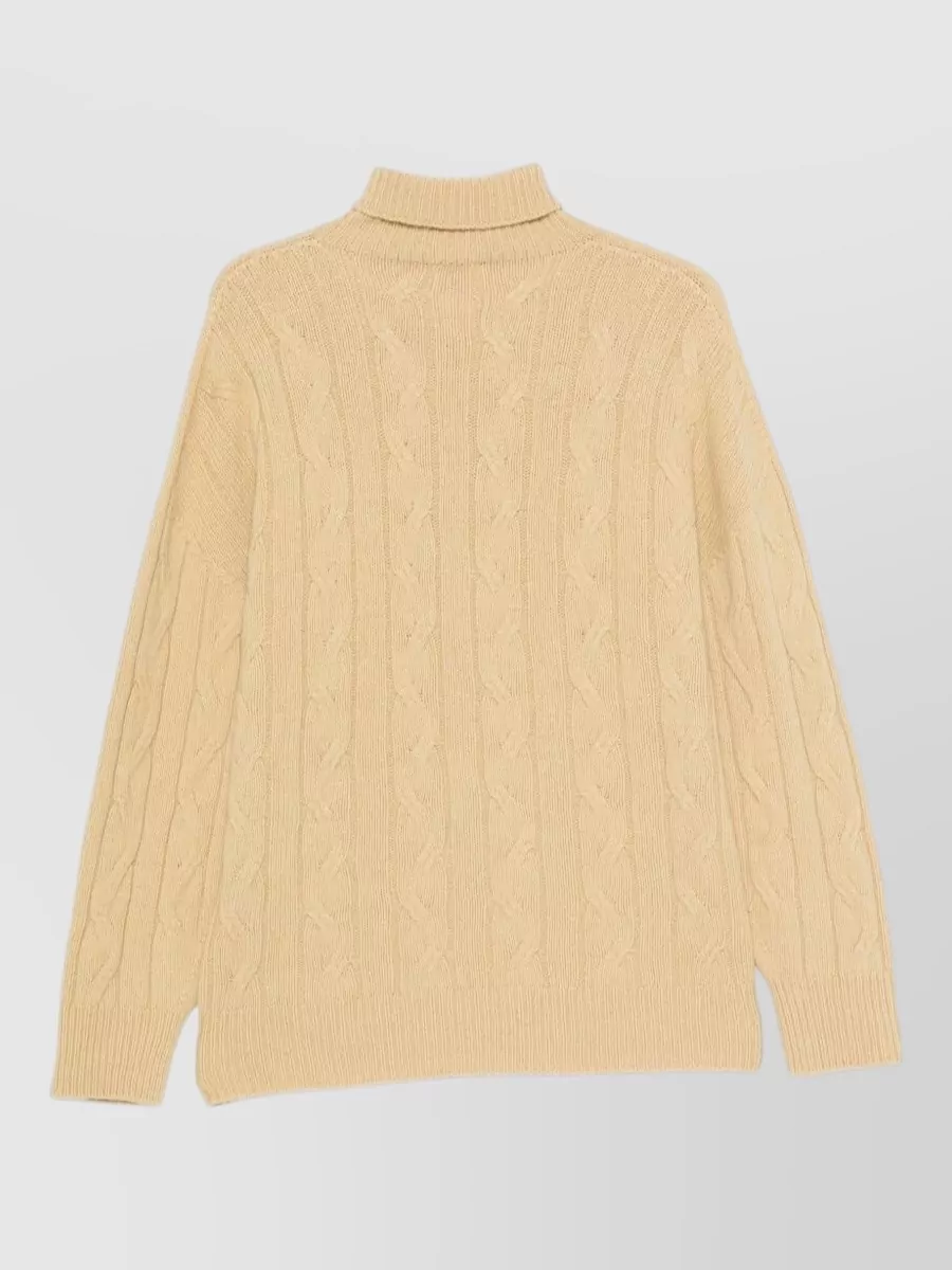 Alysi Cashmere Wool Relaxed-Fit Crewneck Sweater