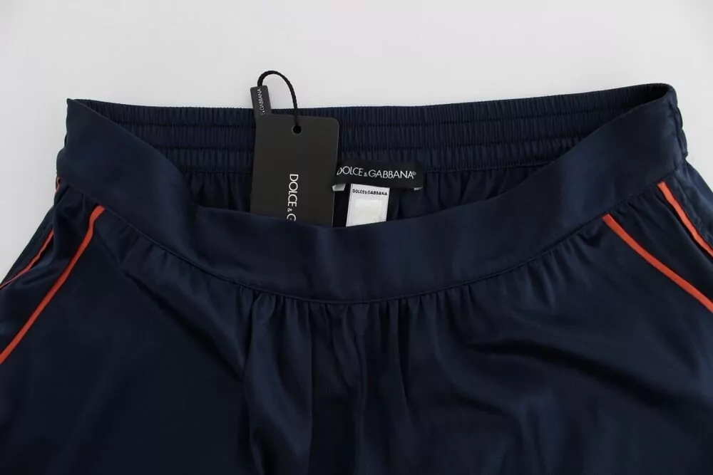 Dolce&Gabbana Silk Knee-Length Shorts