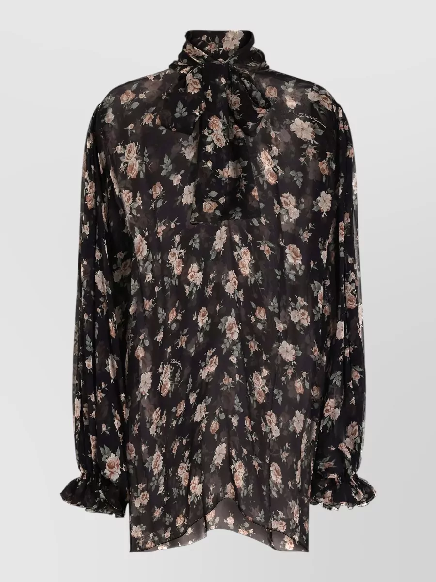 Dolce&Gabbana silk printed blouse