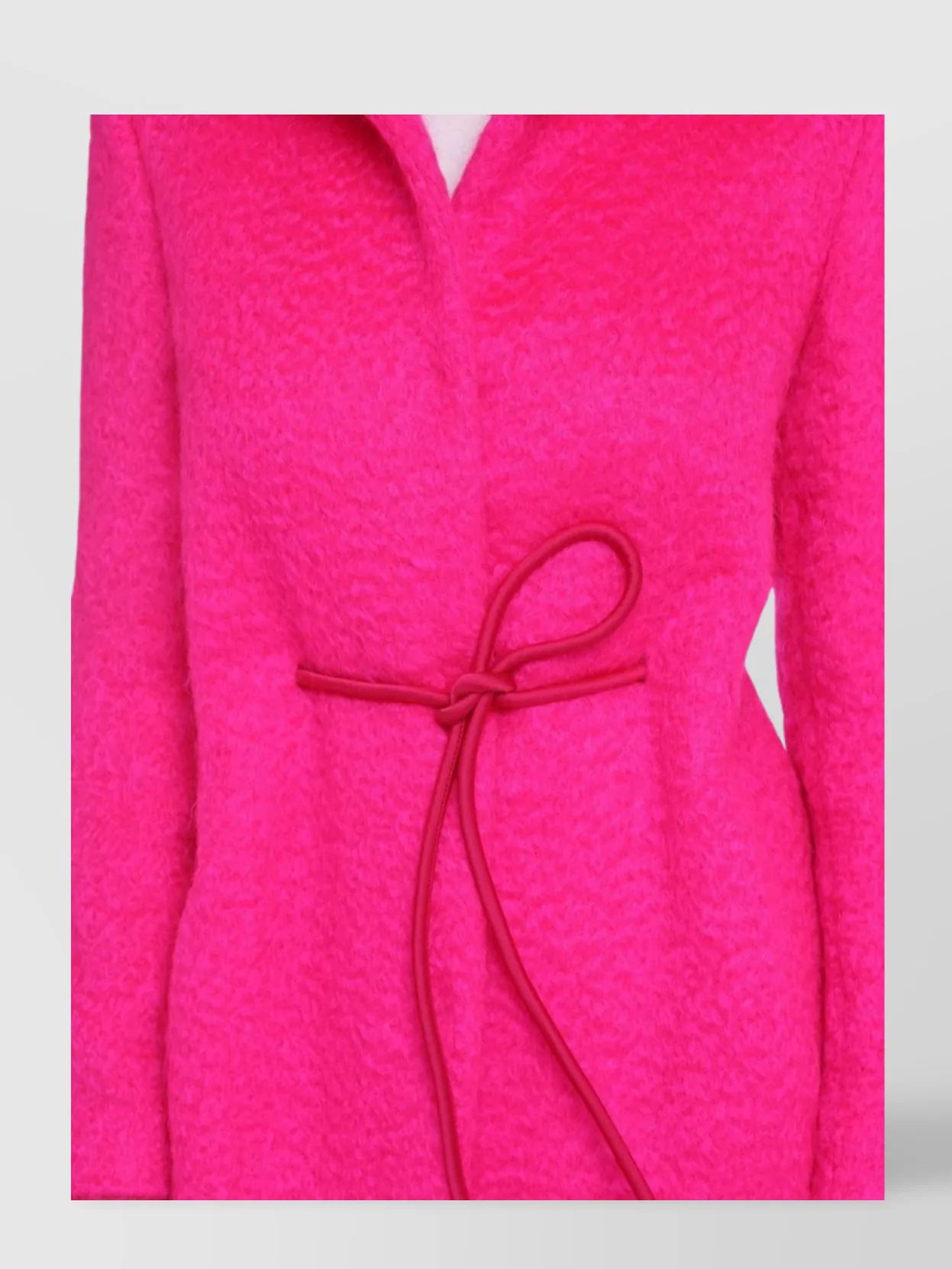 Shop Genny Belted Waist Mohair Blend Coat