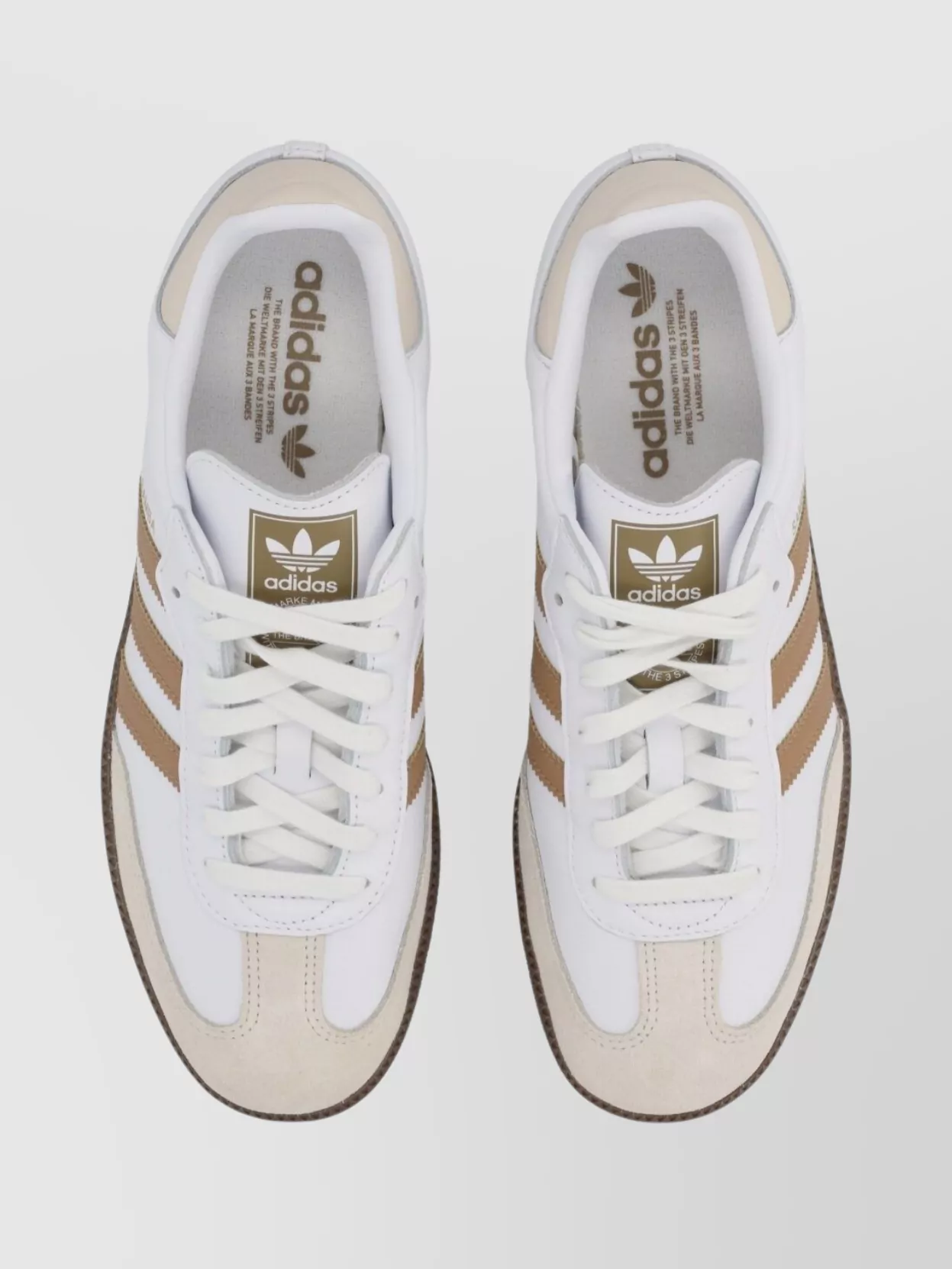 Adidas Originals Suede Sneakers With Rubber Sole And Stripes