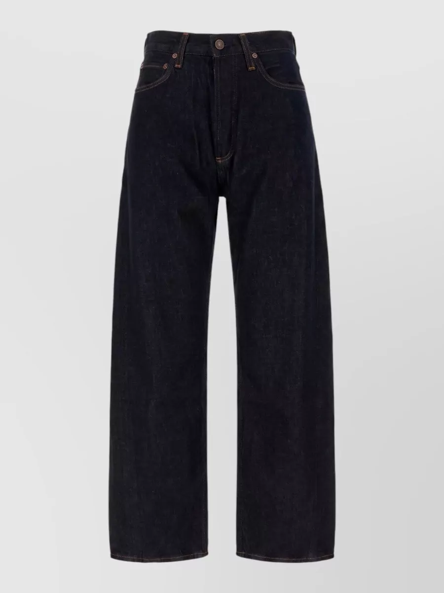Agolde denim wide-leg trousers