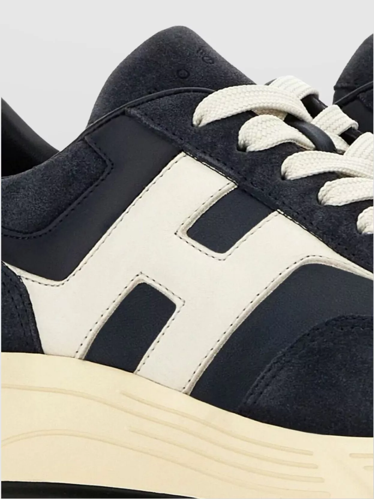 Hogan Lightweight Suede And Nappa Leather Sneakers