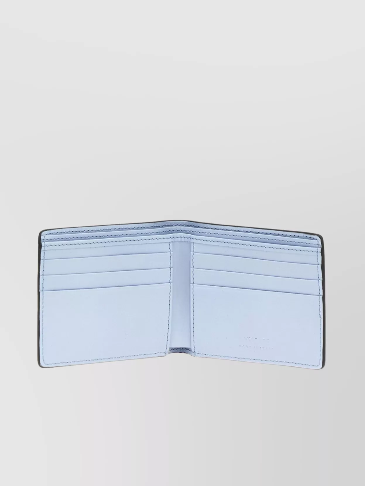 Versace 'Tag Logo' Textured Finish Wallet