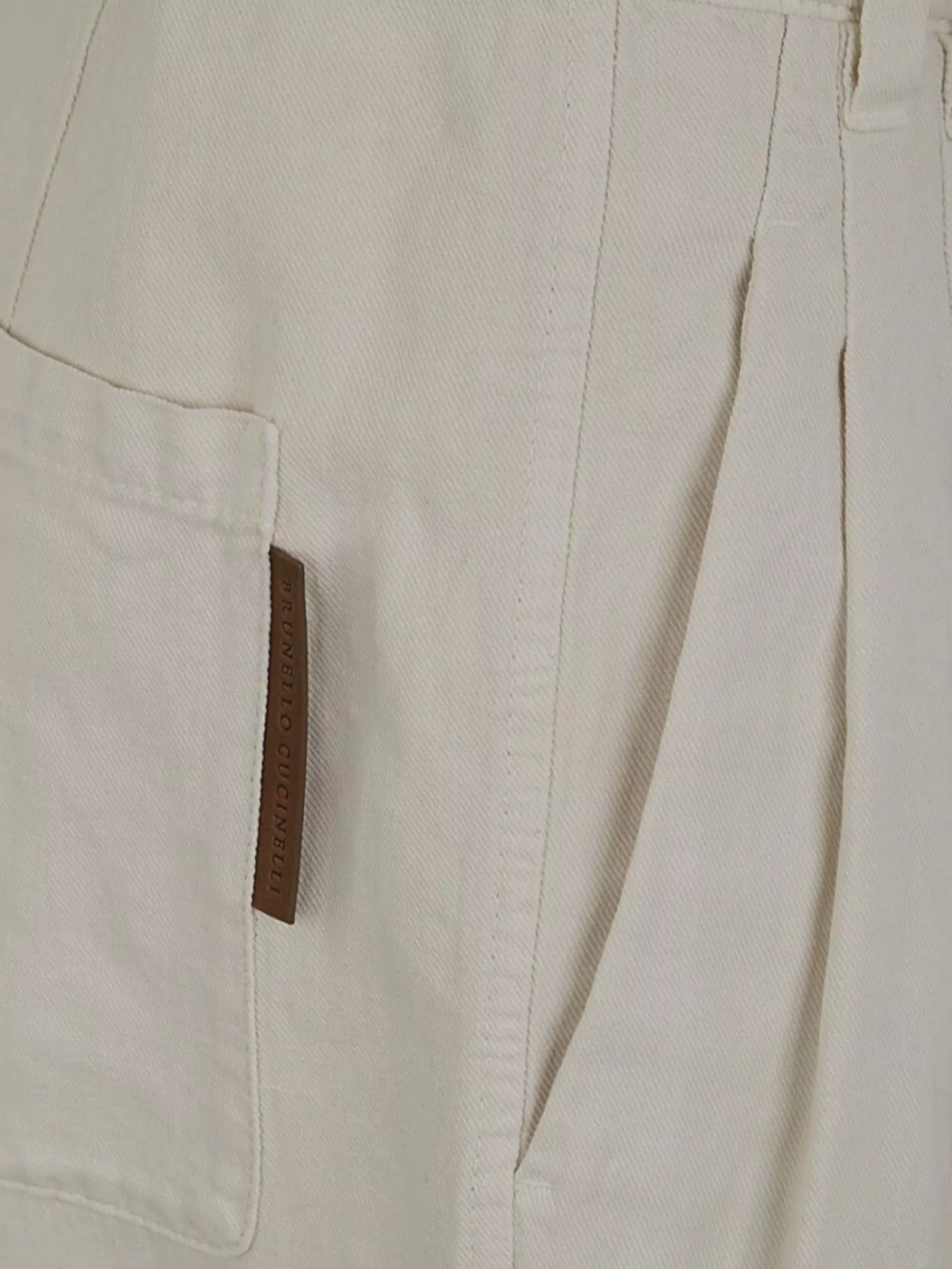 Brunello Cucinelli Belt Loops Pleated Design Side Pockets Trousers In Neutral