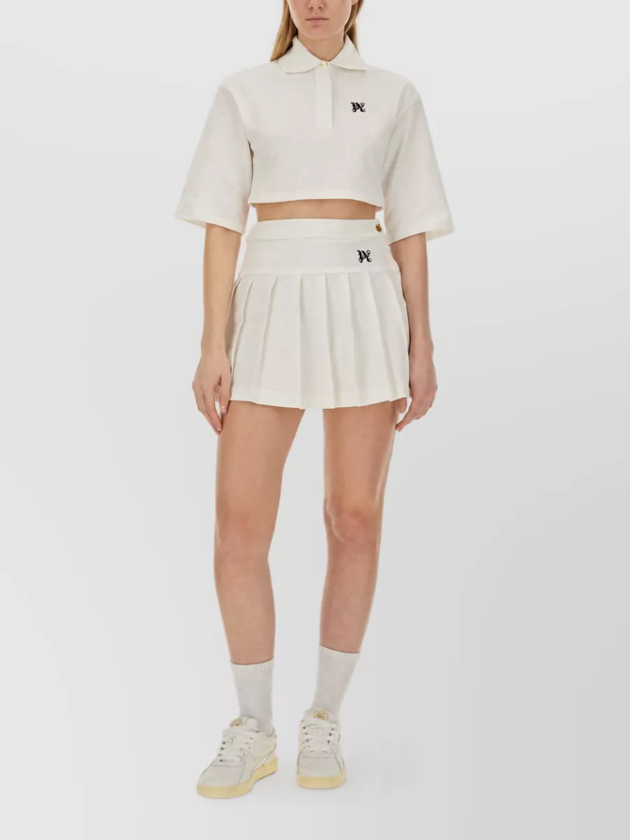 Palm Angels Pleated Mini Skirt