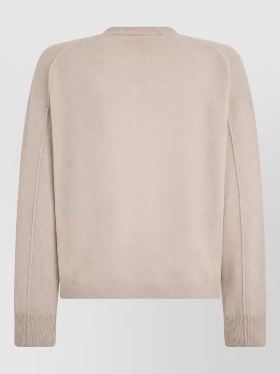 S Max Mara Cashmere-Blend Crewneck Sweater
