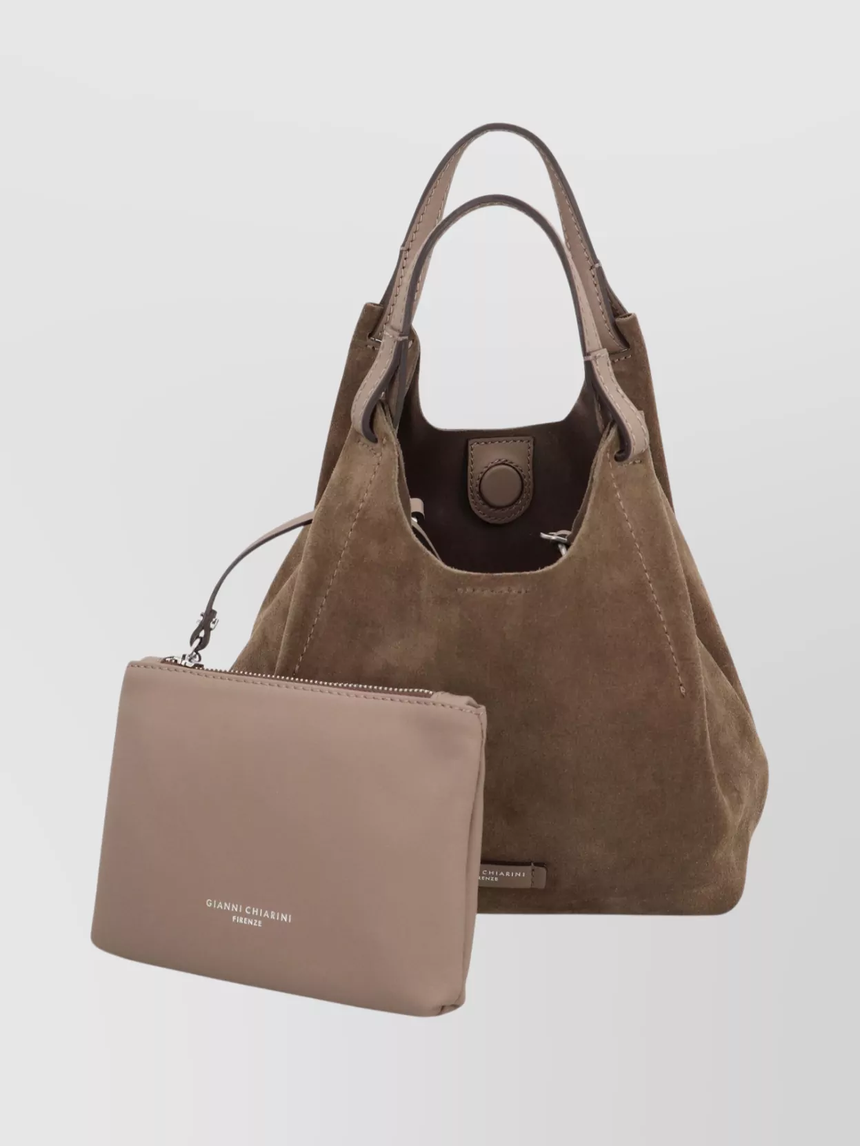 Gianni Chiarini Suede Crossbody Bag Adjustable Strap