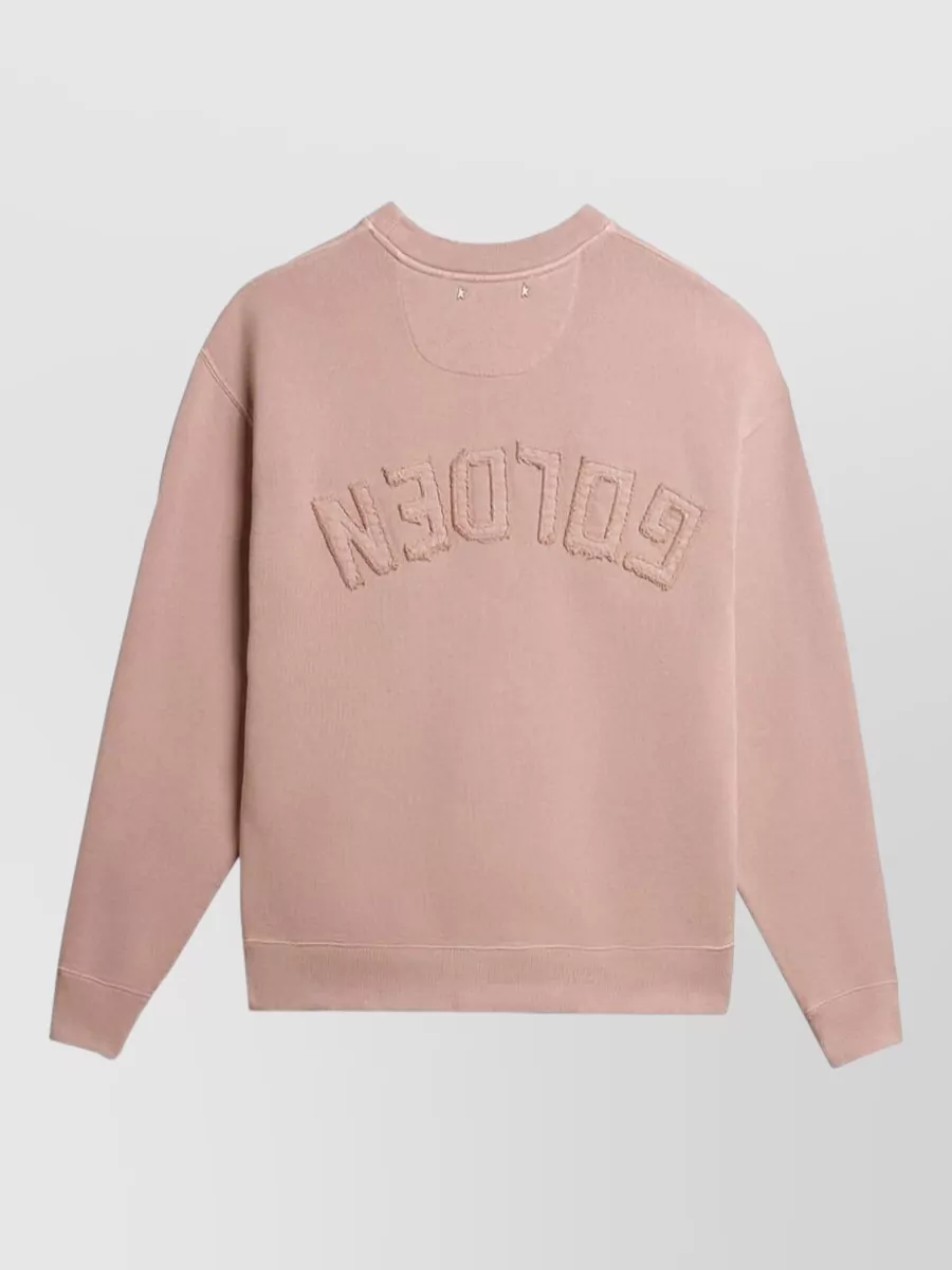 Golden Goose Ribbed Cotton Crewneck Sweatshirt
