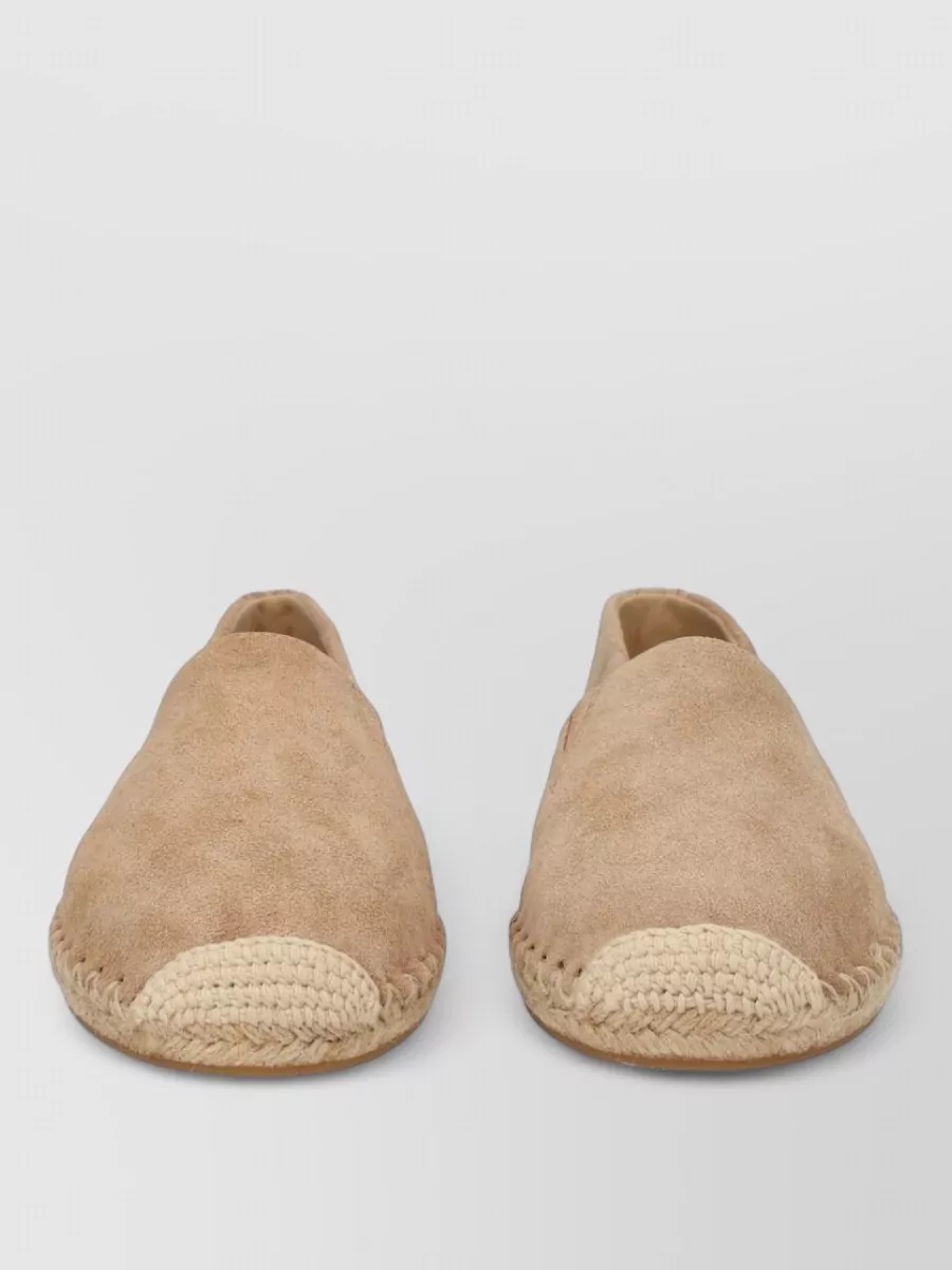Michael Kors Kenzie Suede Espadrilles Round Toe