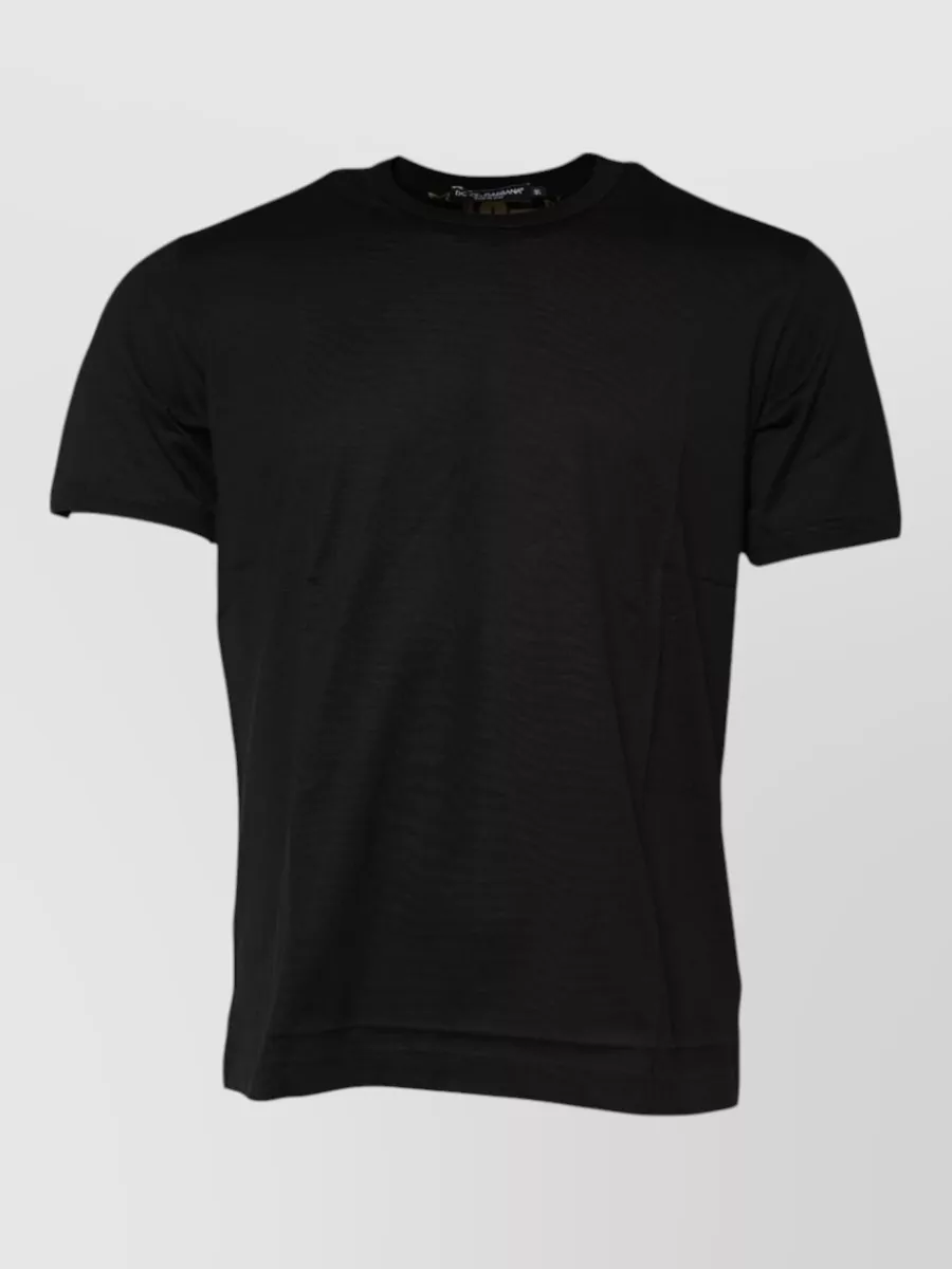 Dolce&Gabbana cotton logo print crew neck t-shirt