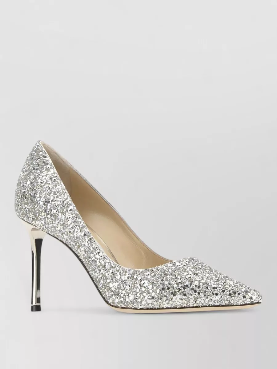 Jimmy Choo embellished leather pumps