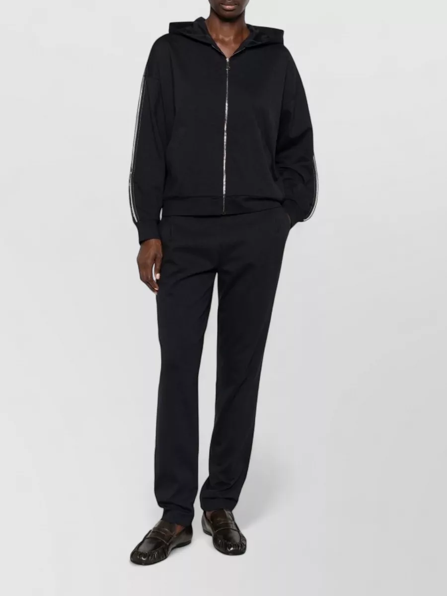Fabiana Filippi Slim-Fit Straight-Leg Drawstring Trousers