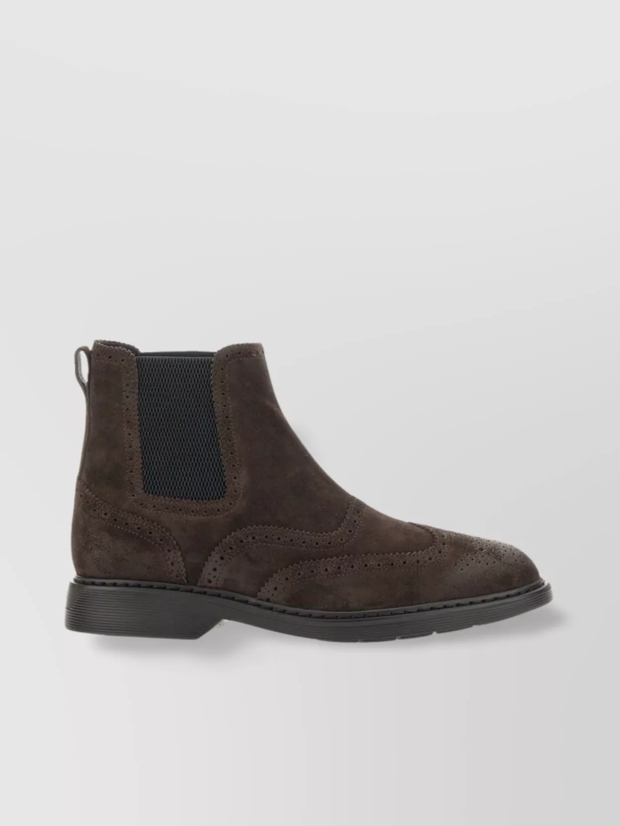 Hogan Chelsea Boot Suede Rubber Sole