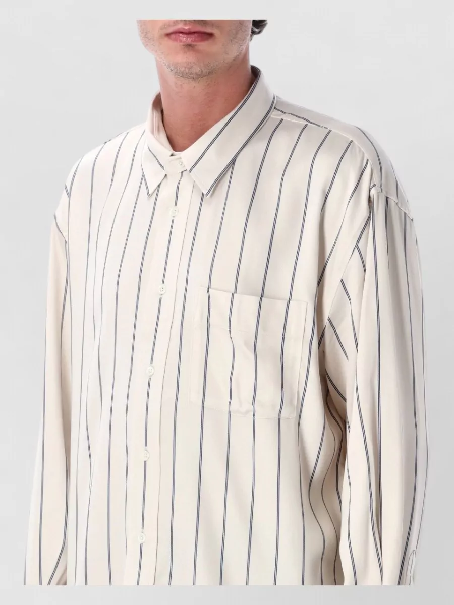 Sunflower Striped Viscose Long-Sleeve Shirt