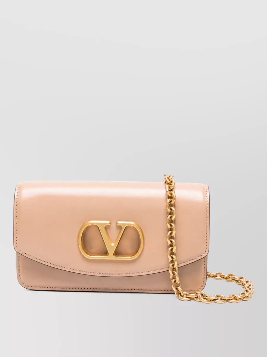 Valentino leather clutch bag
