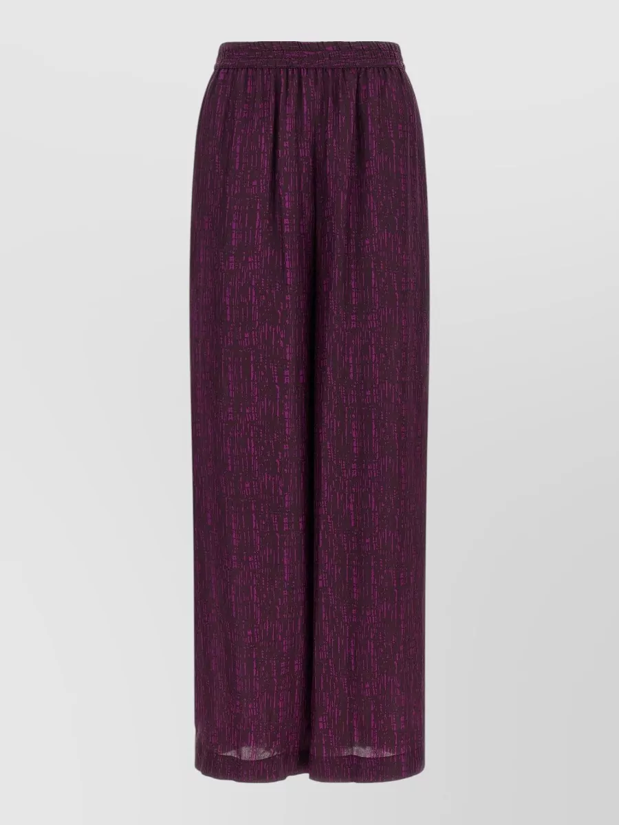 Gianluca Capannolo abstract print wide leg palazzo trousers