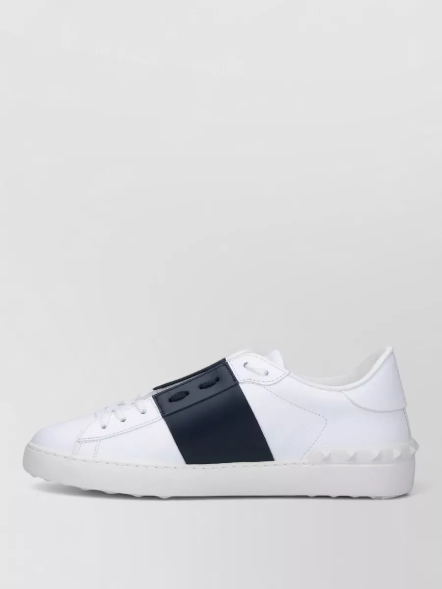 Valentino Leather Low-Top Sneakers