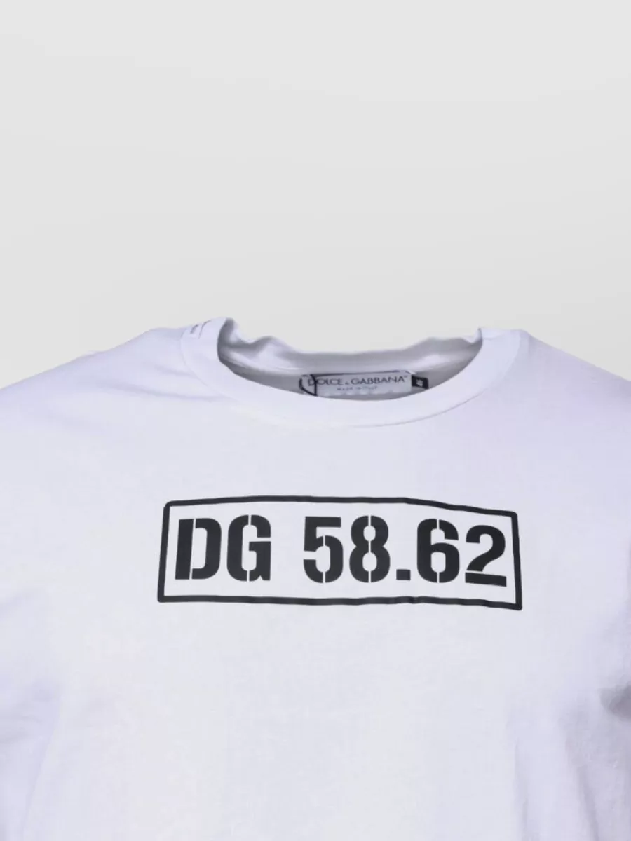 Dolce&Gabbana Cotton Logo-Print Crew-Neck T-Shirt