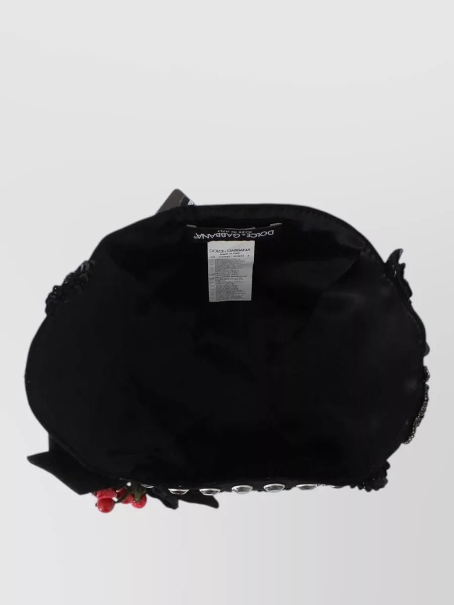 Dolce&Gabbana Embellished Wool Cloche Hat