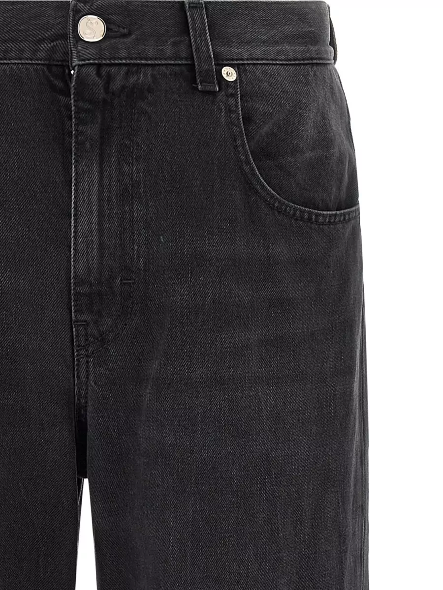 Séfr Denim Relaxed-Fit Wide-Leg Jeans