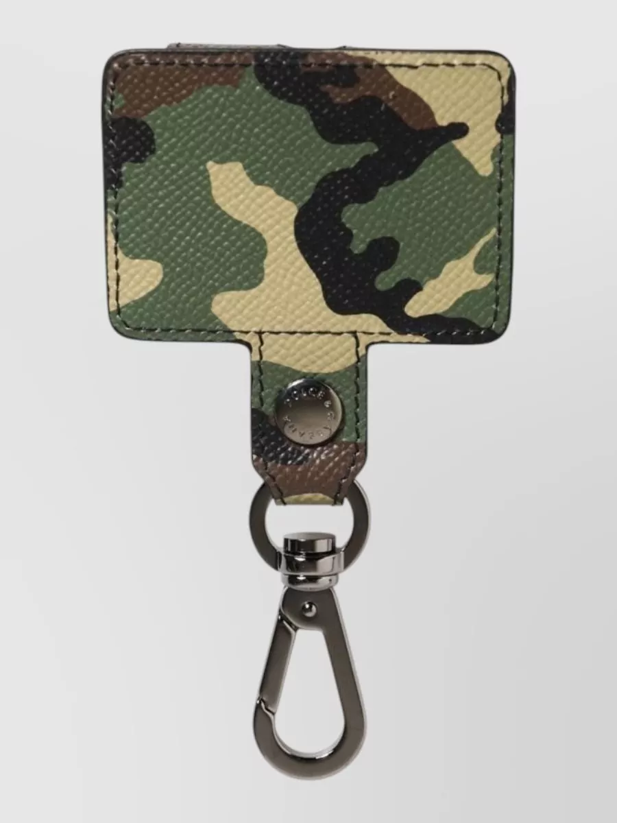 Dolce&Gabbana camouflage leather airpods case
