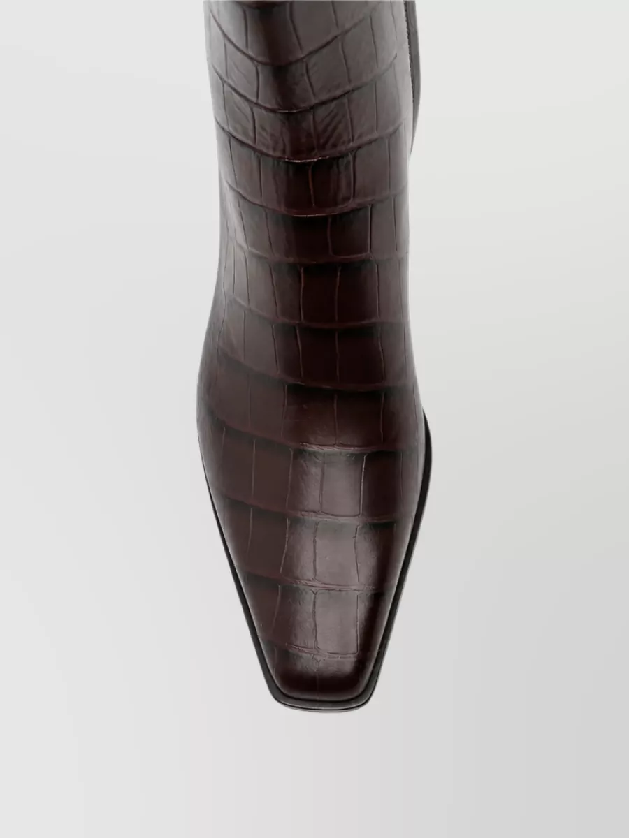 Paris Texas Leather Ankle Boots