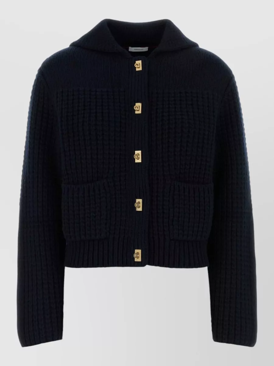 Ferragamo cashmere wool fitted jacket