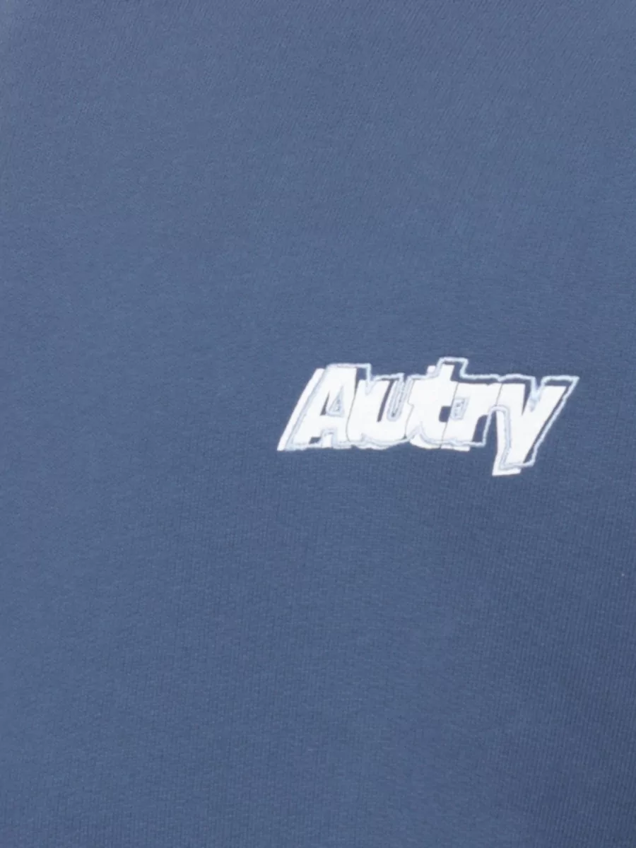 Autry Logo-Print Embroidered Cotton Sweatshirt