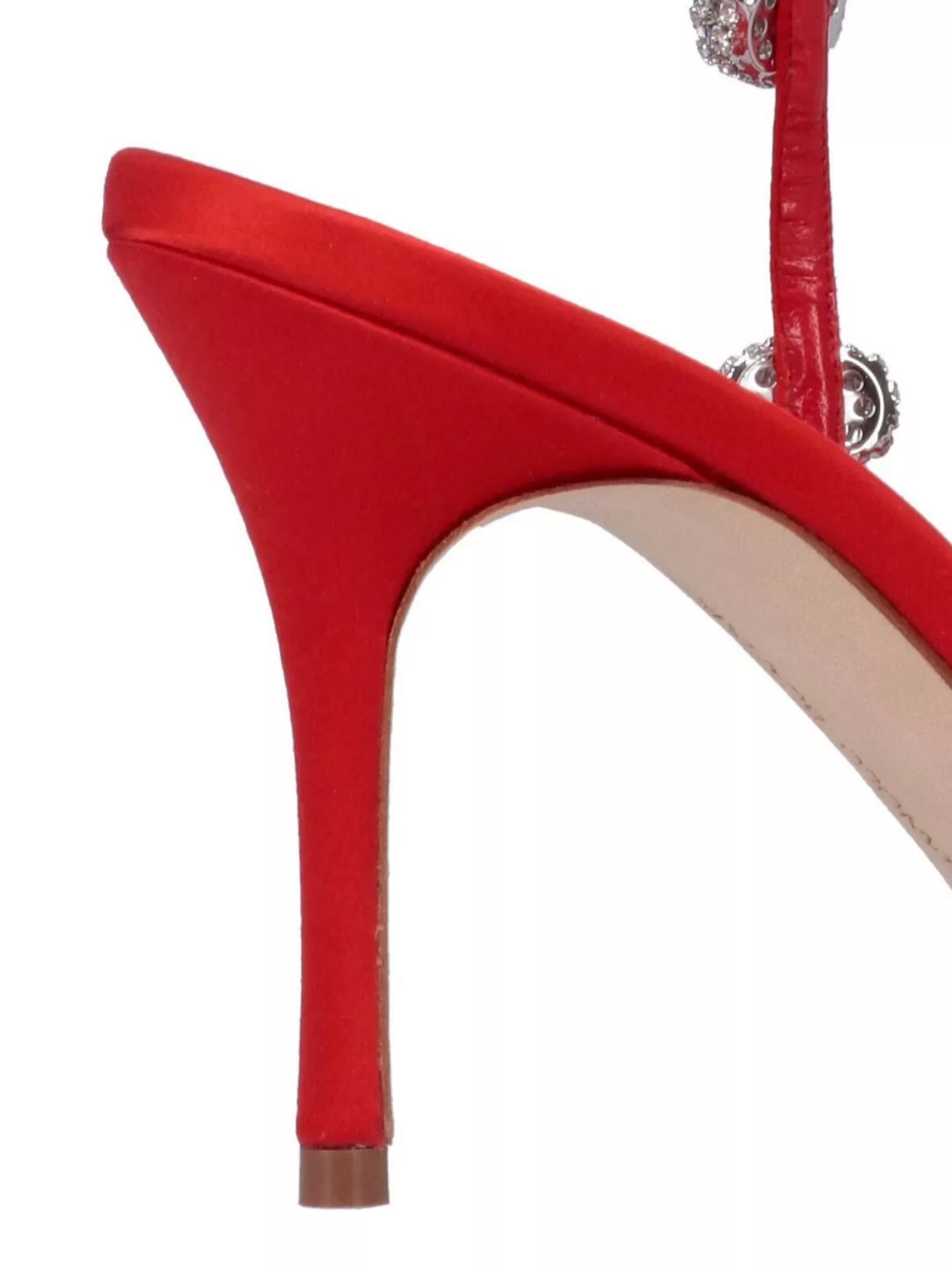 Manolo Blahnik Heel Sandals With Embellished Strappy Design