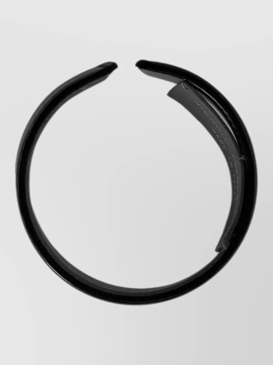Niccolò Pasqualetti leather rigid bracelet