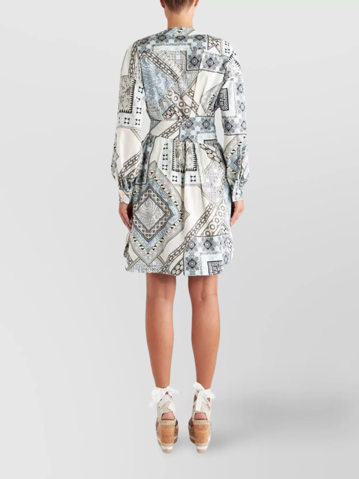 Etro Cotton Patchwork Shirt Dress