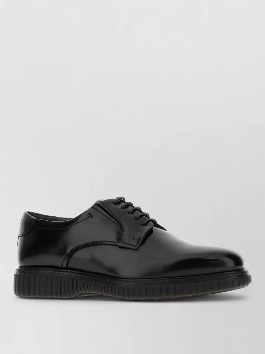 Ferragamo leather derby shoes